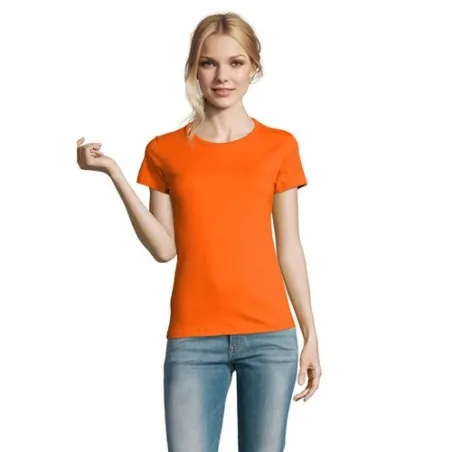 T-Shirt Femme Personnalisé 190g Confort et Style - Imperial Women Matières : coton Taille textile : L Couleurs : bleu aqua cadea