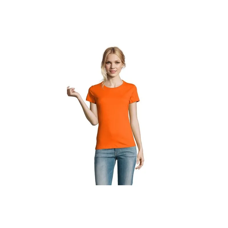 T-Shirt Femme Personnalisé 190g Confort et Style - Imperial Women Matières : coton Taille textile : XXL Couleurs : bleu aqua goo