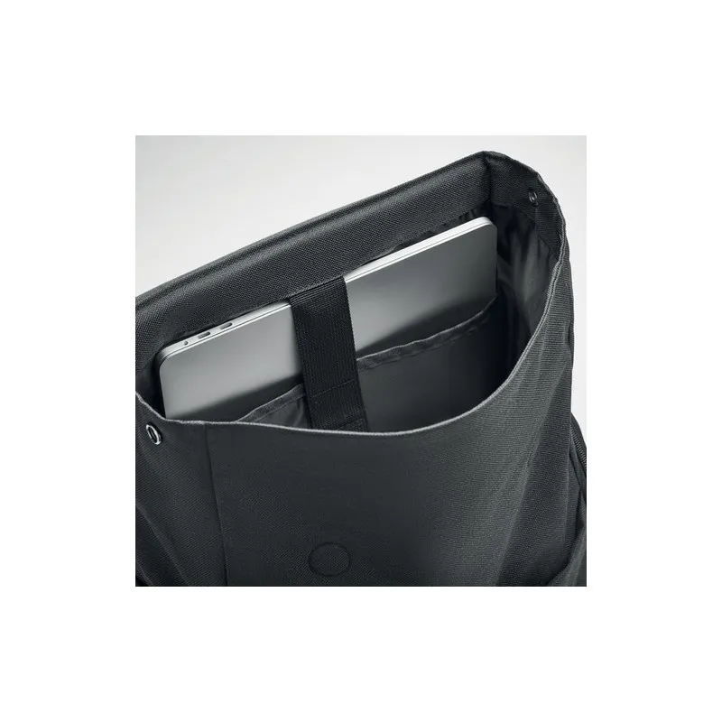 Sac à dos écologique pour ordinateur DAEGU LAP Matières : coton Taille textile : S Couleurs : bleu royal impression haute défini