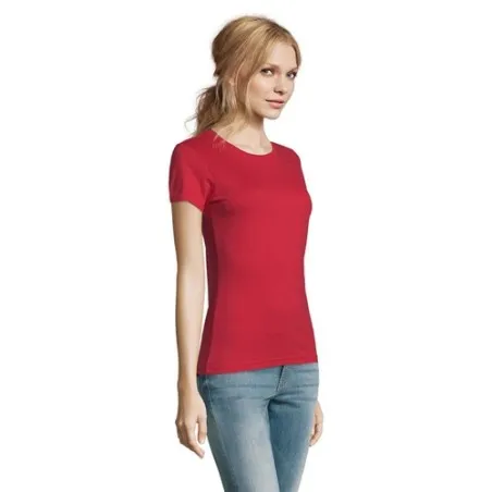T-Shirt Femme Personnalisé 190g Confort et Style - Imperial Women Matières : coton Taille textile : 5XL Couleurs : blanc chiné o