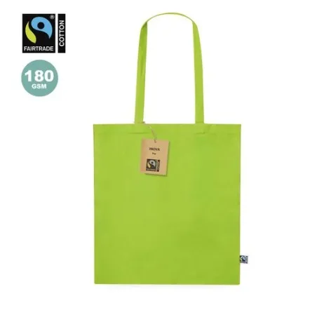Sac Éthique Personnalisé de Shopping Inova Fairtrade pas cher Matières : aluminium recyclé&nbsp; Couleurs : rouge personnalisation ra