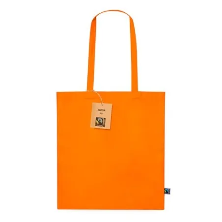 Sac Éthique Personnalisé de Shopping Inova Fairtrade pas cher Matières : aluminium recyclé&nbsp; Couleurs : bleu marine personnalisab