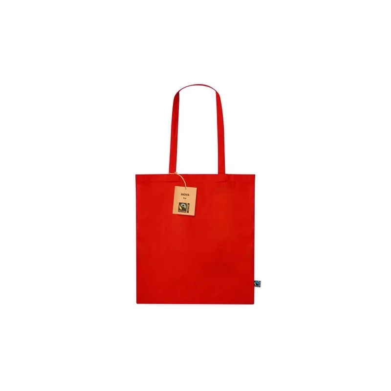 Sac Éthique Personnalisé de Shopping Inova Fairtrade pas cher Matières : aluminium recyclé&nbsp; Couleurs : bleu marine objet promo p