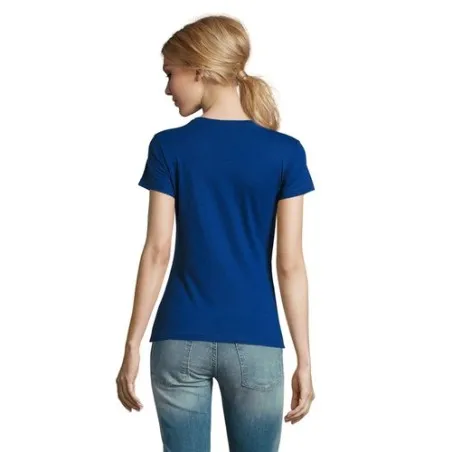 T-Shirt Femme Personnalisé 190g Confort et Style - Imperial Women Matières : coton Taille textile : S Couleurs : bleu cadeau aff