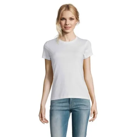 T-Shirt Femme Personnalisé 190g Confort et Style - Imperial Women Matières : coton Taille textile : 5XL Couleurs : vert bouteill