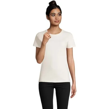 T-Shirt Femme Personnalisé 190g Confort et Style - Imperial Women Matières : coton Taille textile : S Couleurs : vert bouteille 