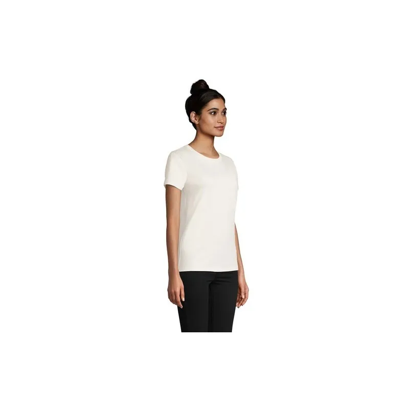 T-Shirt Femme Personnalisé 190g Confort et Style - Imperial Women Matières : coton Taille textile : S Couleurs : vert bouteille 