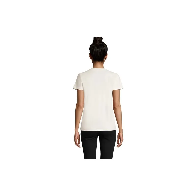 T-Shirt Femme Personnalisé 190g Confort et Style - Imperial Women Matières : coton Taille textile : S Couleurs : vert bouteille 