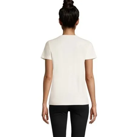 T-Shirt Femme Personnalisé 190g Confort et Style - Imperial Women Matières : coton Taille textile : XL Couleurs : vert bouteille