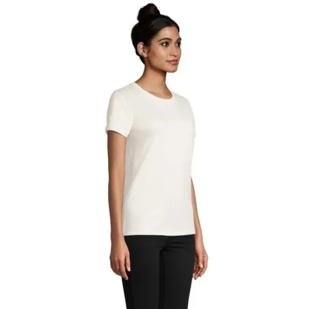 T-Shirt Femme Personnalisé 190g Confort et Style - Imperial Women Matières : coton Taille textile : XXL Couleurs : vert bouteill
