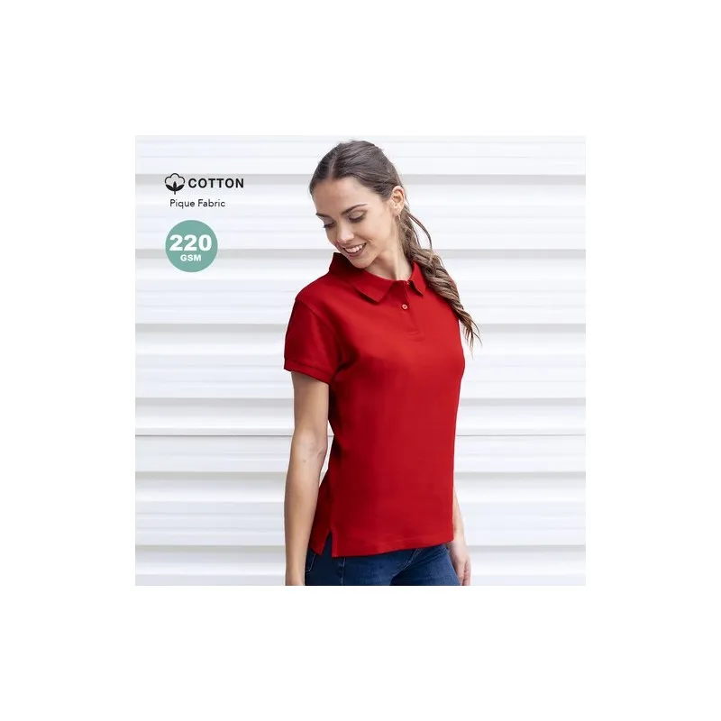 Polo Femme Personnalisé Confortable et Stylé - Couleur Koupan Matières : coton Taille textile : XXL Couleurs : bleu marine foncé