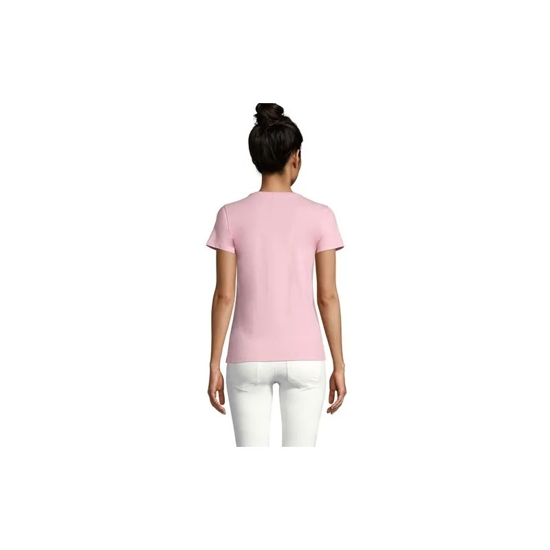 T-Shirt Femme Personnalisé 190g Confort et Style - Imperial Women Matières : coton Taille textile : XL Couleurs : bleu caraïbes 