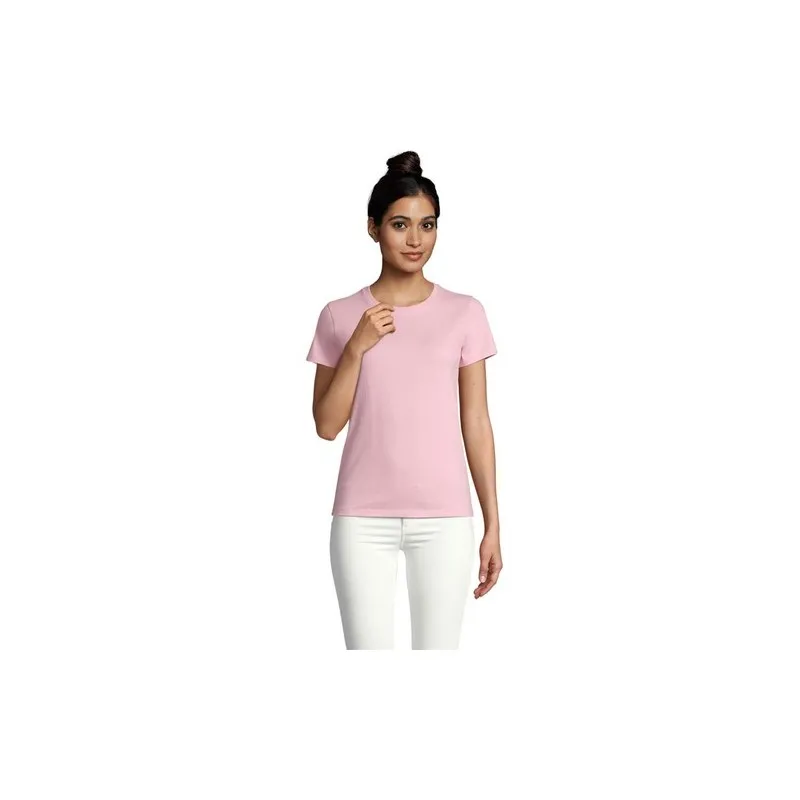 T-Shirt Femme Personnalisé 190g Confort et Style - Imperial Women Matières : coton Taille textile : L Couleurs : chocolat goodie