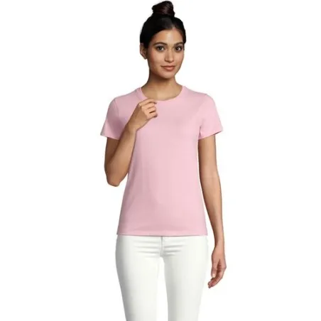T-Shirt Femme Personnalisé 190g Confort et Style - Imperial Women Matières : coton Taille textile : L Couleurs : chocolat goodie