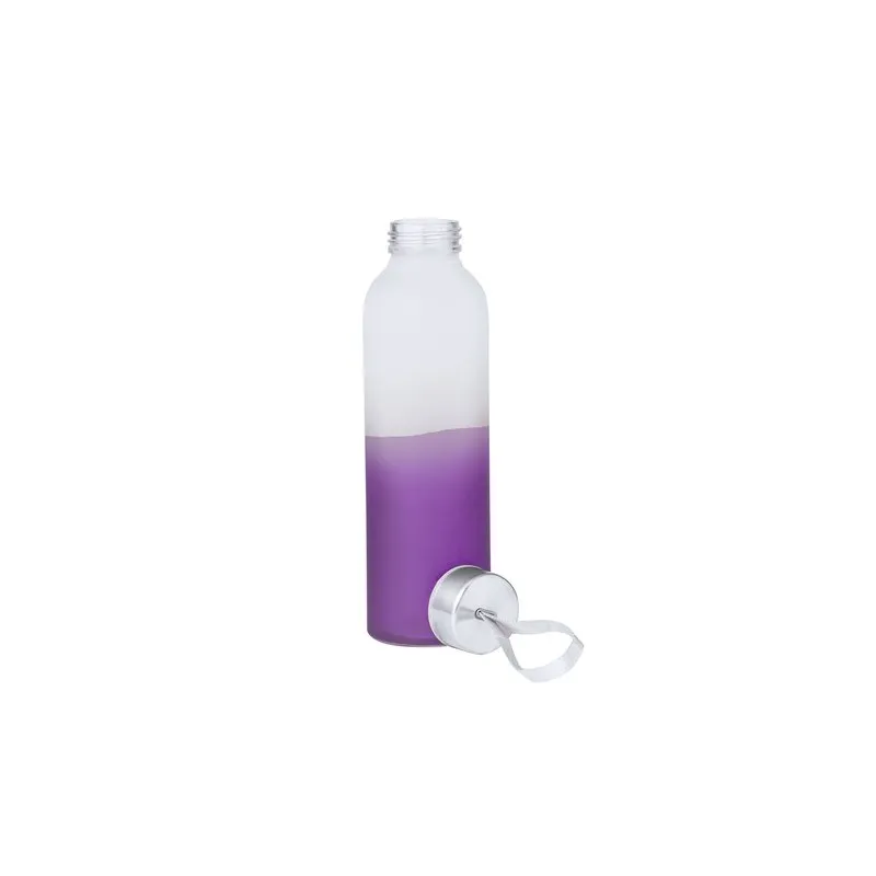 Bidon en Verre et Inox 500 ml Personnalisé - Nortalik Couleurs : jaune Matières : polyester recyclé objet promo petit budget