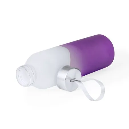 Bidon en Verre et Inox 500 ml Personnalisé - Nortalik Couleurs : jaune Matières : polyester recyclé goodies publicitaire durable