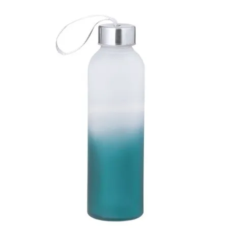 Bidon en Verre et Inox 500 ml Personnalisé - Nortalik Couleurs : jaune Matières : polyester recyclé personnalisable avec votre l