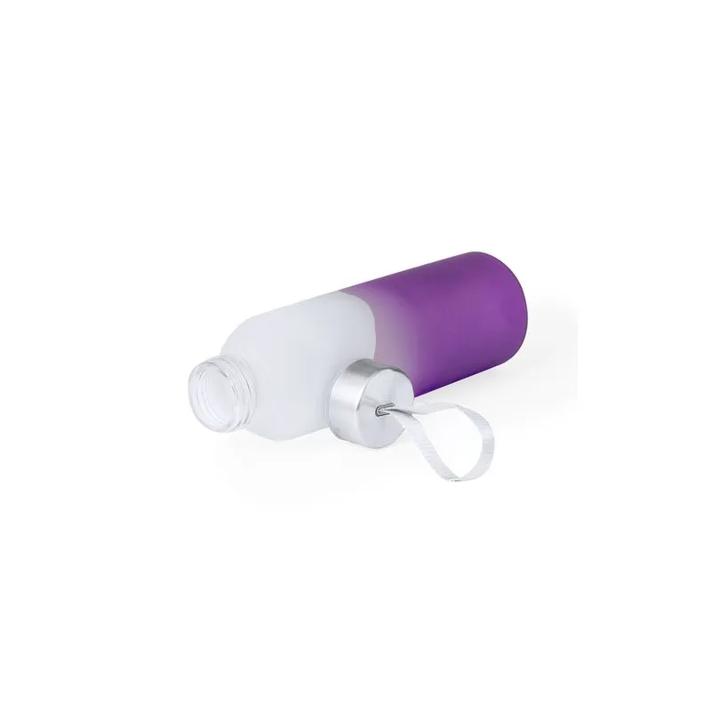 Bidon en Verre et Inox 500 ml Personnalisé - Nortalik Matières : bambou Couleurs : gris goodies publicitaire événementiel