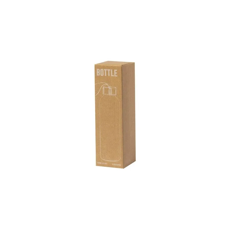 Bidon en Verre et Inox 500 ml Personnalisé - Nortalik Matières : bambou Couleurs : noir goodies entreprise design
