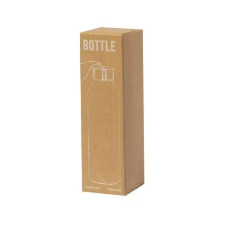 Bidon en Verre et Inox 500 ml Personnalisé - Nortalik Matières : bambou Couleurs : noir goodies entreprise design