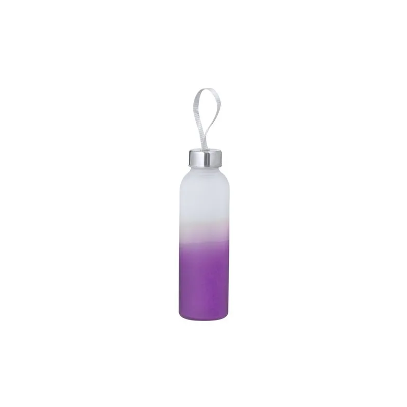 Bidon en Verre et Inox 500 ml Personnalisé - Nortalik Couleurs : noir Matières : PU recyclé objet publicitaire robuste