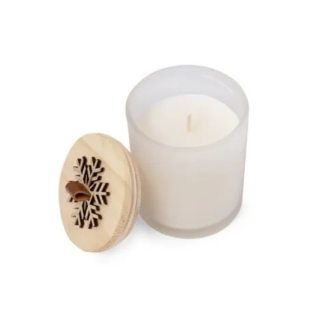 Bougie Aromatique Personnalisée en Verre au Parfum de Noël et Vanille - Lilnax Matières : PEVA Couleurs : noir livraison express