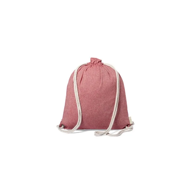 Sac à Dos Personnalisable Écologique en Coton Recyclé Fenin Matières : coton Taille textile : S Couleurs : doré impression logo 
