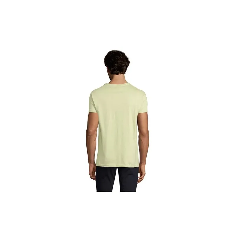 T-Shirt Homme 190g Publicitaire IMPERIAL Matières : coton Taille textile : 3XL Couleurs : kaki foncé goodies personnalisé en sto