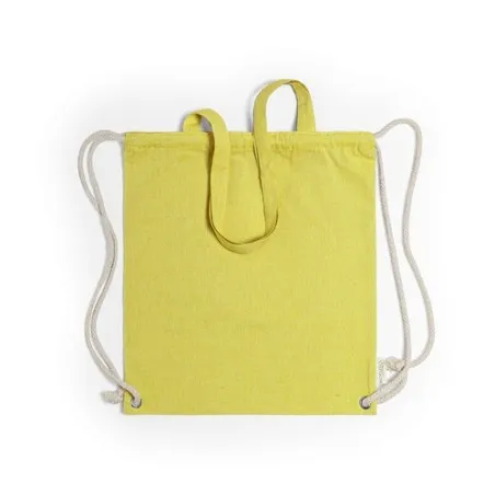 Sac à Dos Personnalisable Écologique en Coton Recyclé Fenin Matières : coton Taille textile : L Couleurs : bleu clair personnali