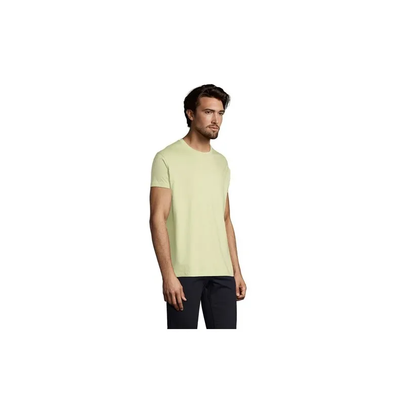T-Shirt Homme 190g Publicitaire IMPERIAL Matières : coton Taille textile : 3XL Couleurs : kaki foncé objet publicitaire robuste