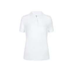 Polo Femme Blanc Keya - Élégance et Confort 2