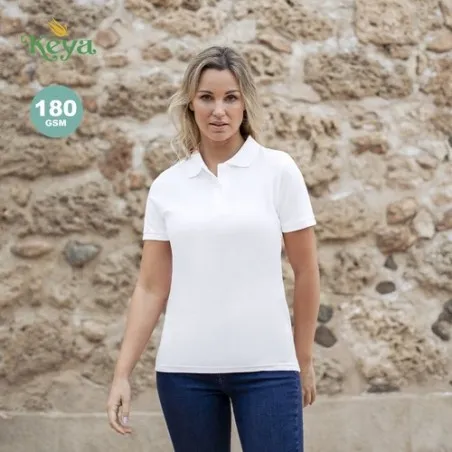 Polo Femme Blanc Keya - Élégance et Confort