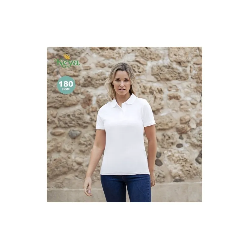 Polo Femme Blanc Keya - Élégance et Confort