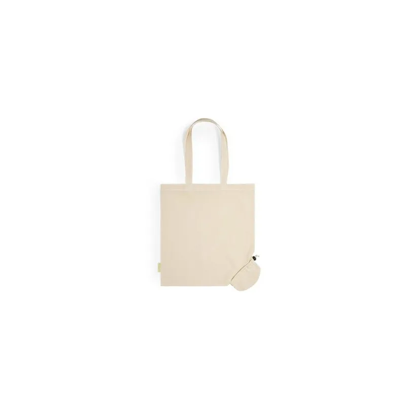 Sac Éco-Responsable Pliable Personnalisé en Coton Bio - Nepax Matières : coton Couleurs : gris