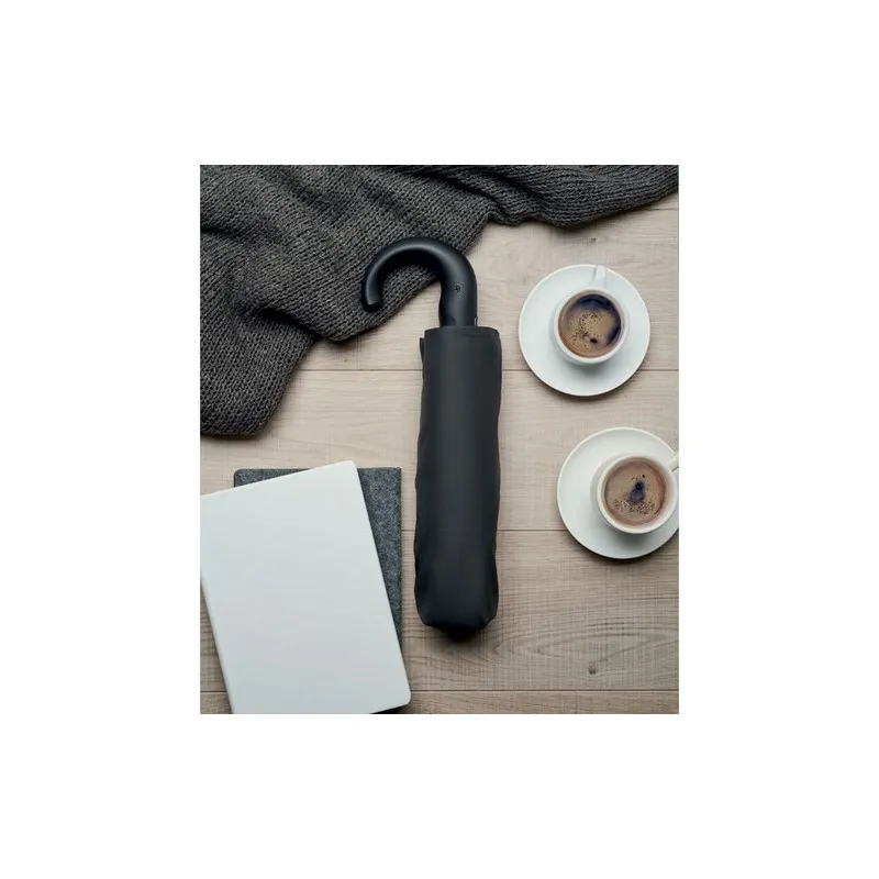 Parapluie pliable personnalisé de 23 pouces chic CANOVA Matières : coton biologique Taille textile : 3XL Couleurs : vert bouteil