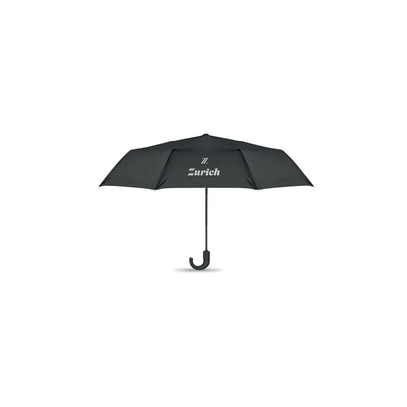 Parapluie pliable personnalisé de 23 pouces chic CANOVA Matières : coton biologique Taille textile : 3XL Couleurs : vert bouteil