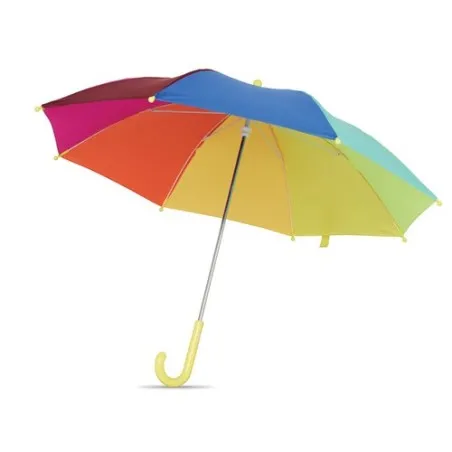 Parapluie enfant 18 pouces personnalisé motif Arc-en-Ciel ARCO Matières : coton biologique Taille textile : 4XL Couleurs : vert 