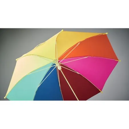 Parapluie enfant 18 pouces personnalisé motif Arc-en-Ciel ARCO Matières : coton biologique Taille textile : 4XL Couleurs : vert 