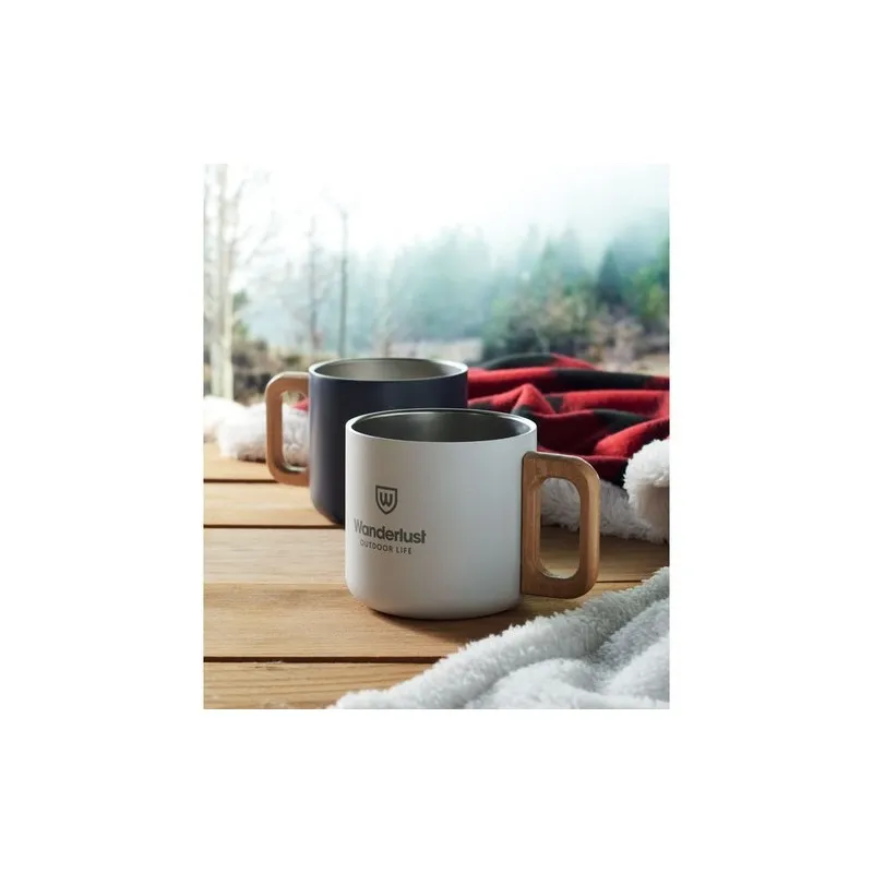 Mug Double Paroi en Acier Inoxydable - 350 ml