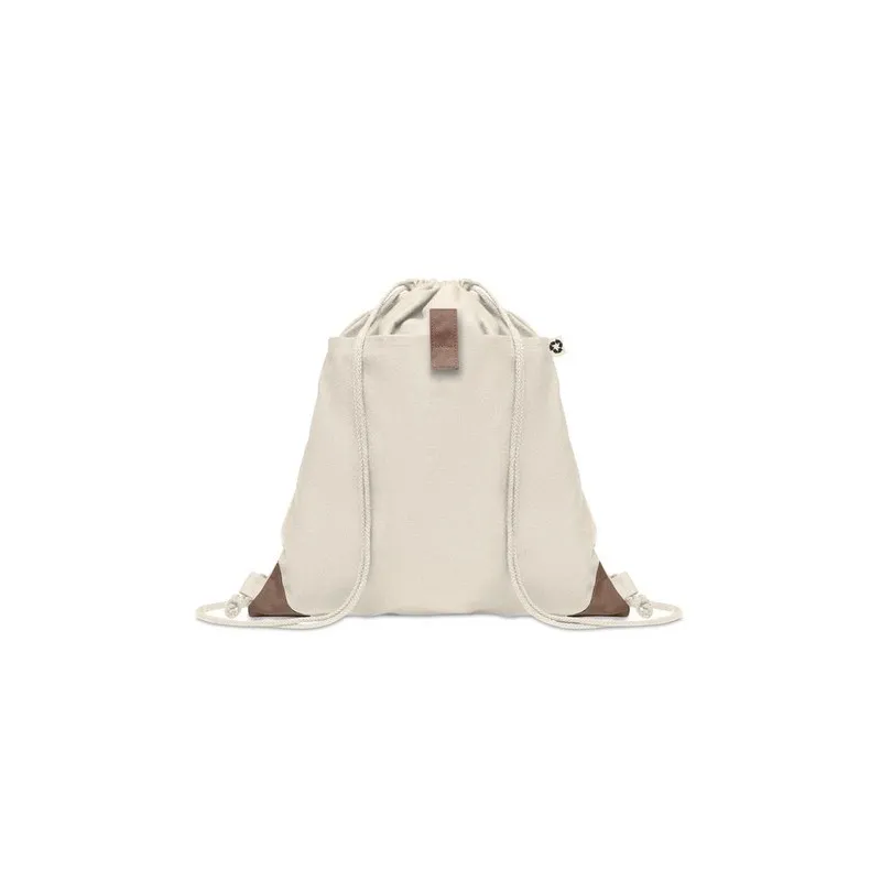Sac à cordon écologique en coton recyclé PANDA BAG Matières : coton Taille textile : S Couleurs : gris souris