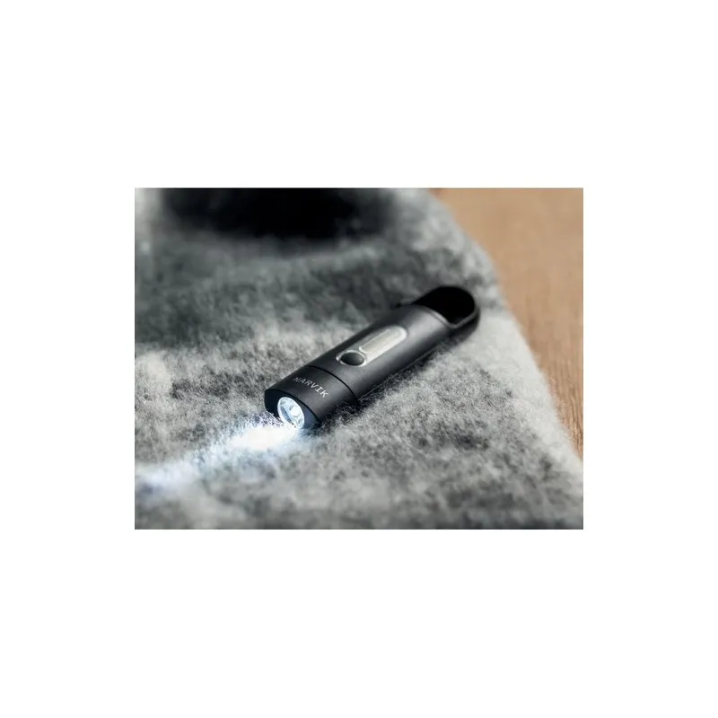 Lampe de Poche Pratique Personnalisée COB BLUZ Matières : coton biologique Taille textile : 4XL Couleurs : gris chiné cadeau ent