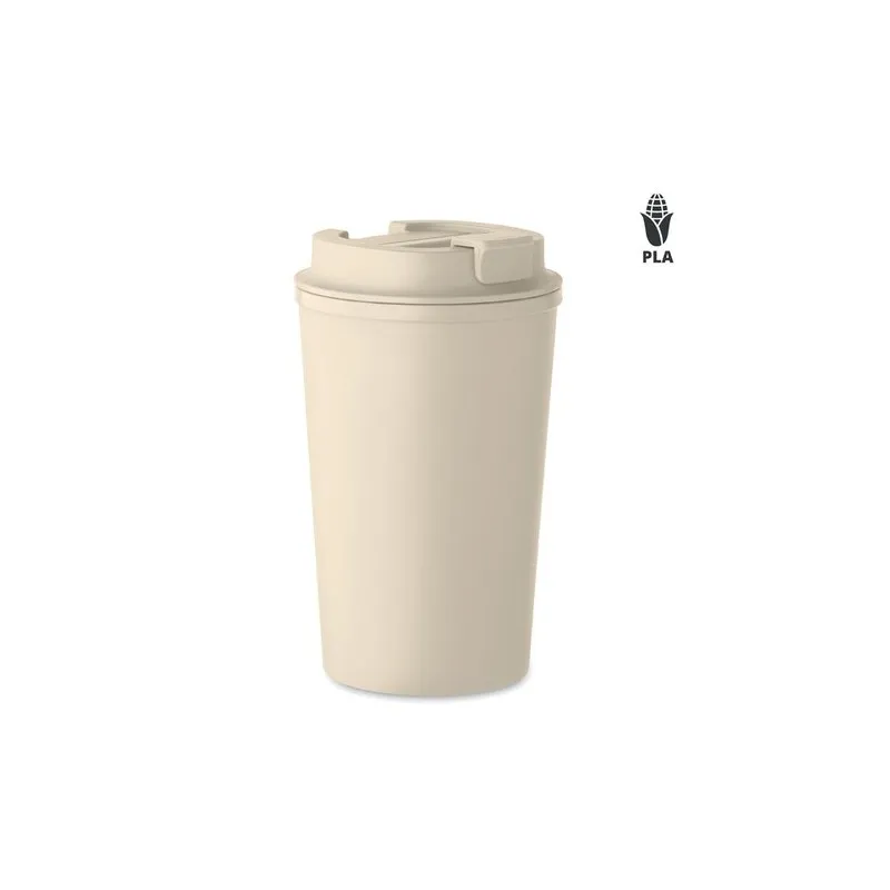 Gobelet Incassable Double Paroi 350 ml Personnalisé BEIBAKU Matières : coton biologique Taille textile : M Couleurs : noir