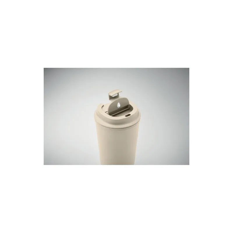 Gobelet Incassable Double Paroi 350 ml Personnalisé BEIBAKU Matières : coton biologique Taille textile : M Couleurs : noir objet