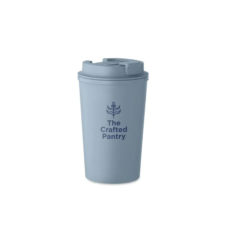 Gobelet Incassable Double Paroi 350 ml Personnalisé BEIBAKU Matières : coton biologique Taille textile : XXL Couleurs : noir obj