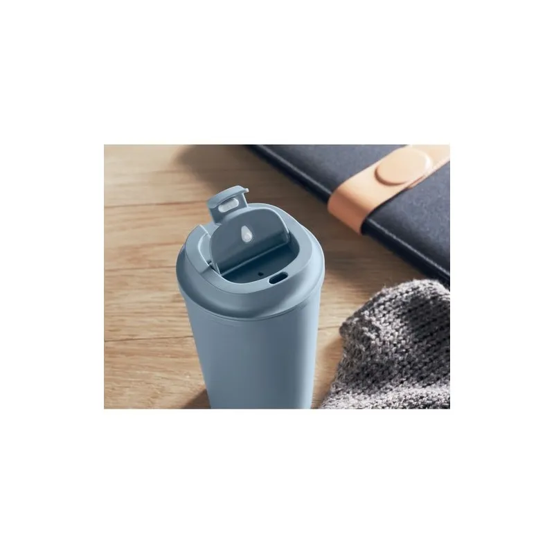 Gobelet Incassable Double Paroi 350 ml Personnalisé BEIBAKU Matières : coton biologique Taille textile : XXL Couleurs : noir goo