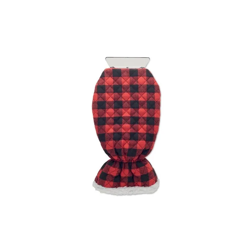 Gant grattoir matelassé publicitaire ICEHAND Matières : coton biologique Taille textile : 3XL Couleurs : noir cadeau entreprise 