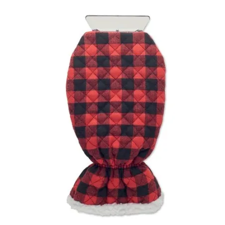 Gant grattoir matelassé publicitaire ICEHAND Matières : coton biologique Taille textile : 3XL Couleurs : noir cadeau entreprise 