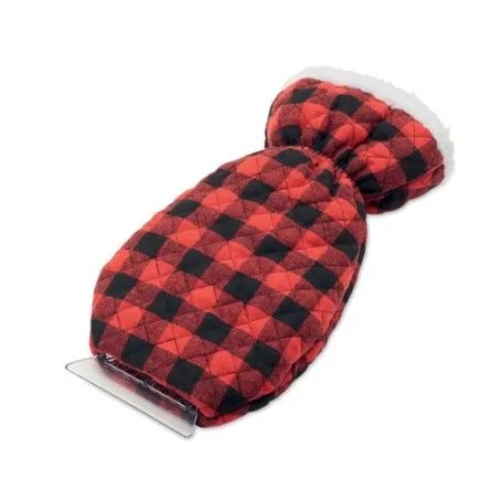 Gant grattoir matelassé publicitaire ICEHAND Matières : coton biologique Taille textile : 3XL Couleurs : noir objet promotionnel