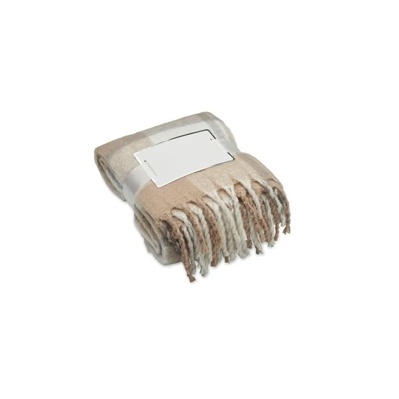 Couverture en Mohair à Carreaux QUET - Élégance et Confort