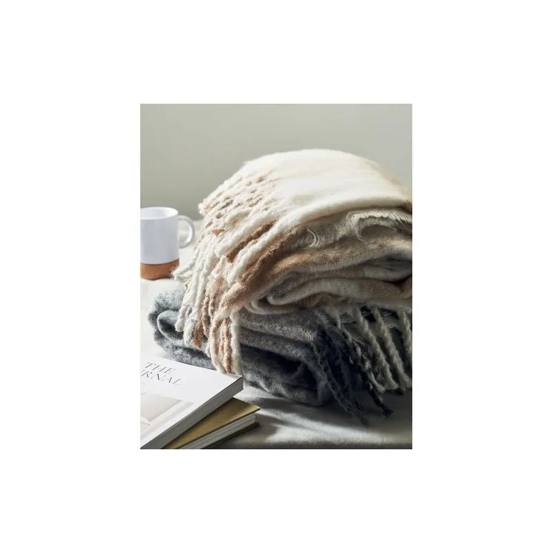 Couverture en Mohair à Carreaux QUET - Élégance et Confort